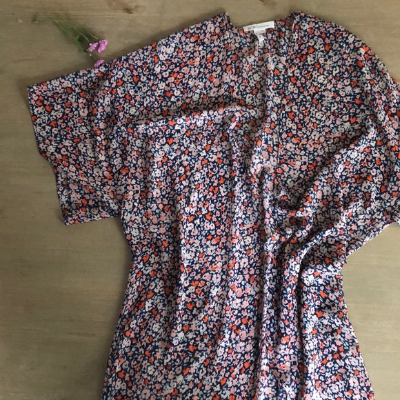 BCBG Kimono Hot Coral - Picture 1 of 4